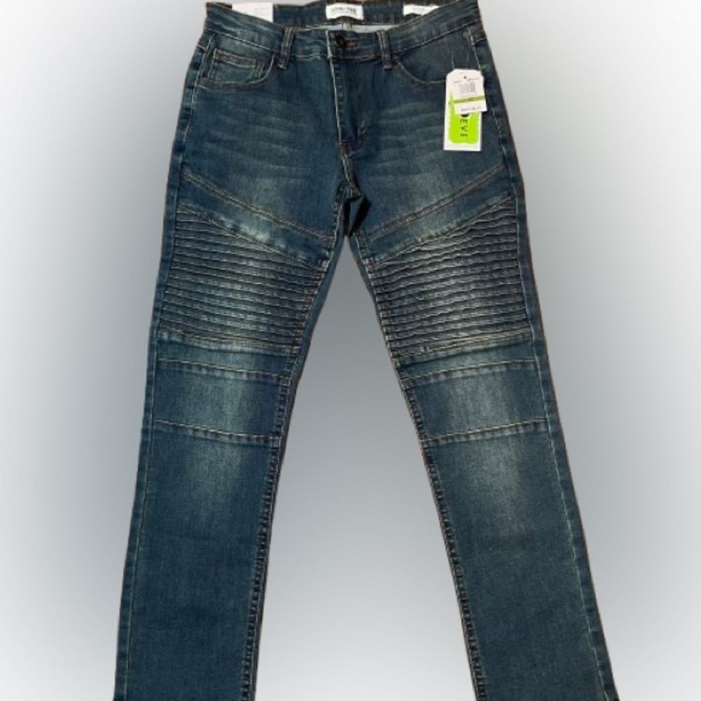 NWT Ring of Fire Sustainable Chase Denim Slim Jeans Size 12